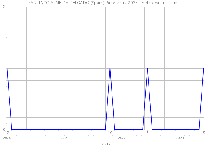 SANTIAGO ALMEIDA DELGADO (Spain) Page visits 2024 
