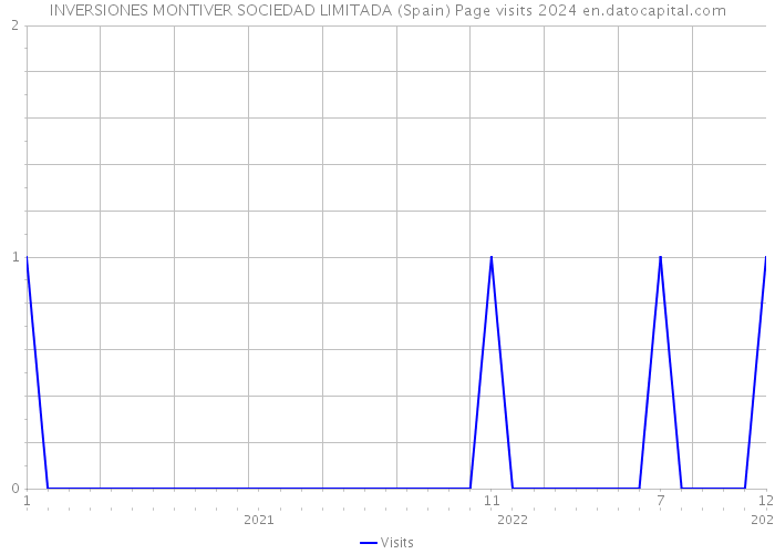 INVERSIONES MONTIVER SOCIEDAD LIMITADA (Spain) Page visits 2024 