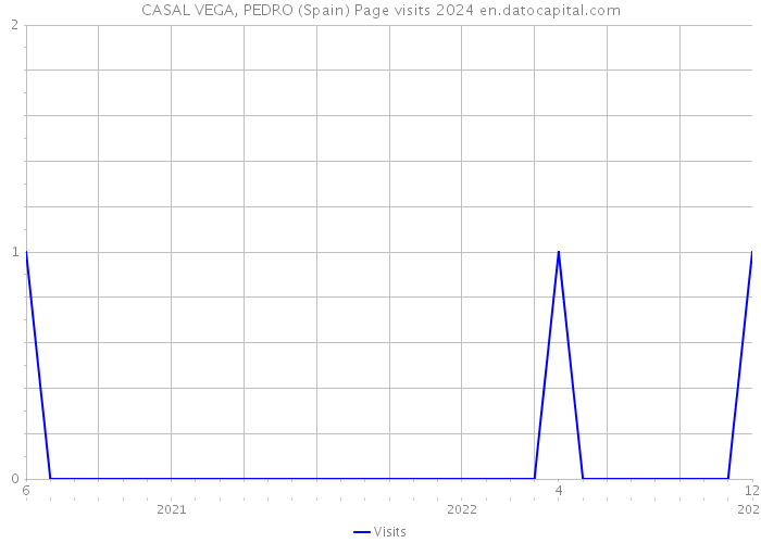 CASAL VEGA, PEDRO (Spain) Page visits 2024 
