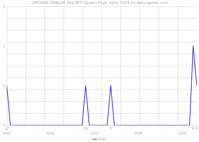 VIRGINIA AMBLAR SALORT (Spain) Page visits 2024 