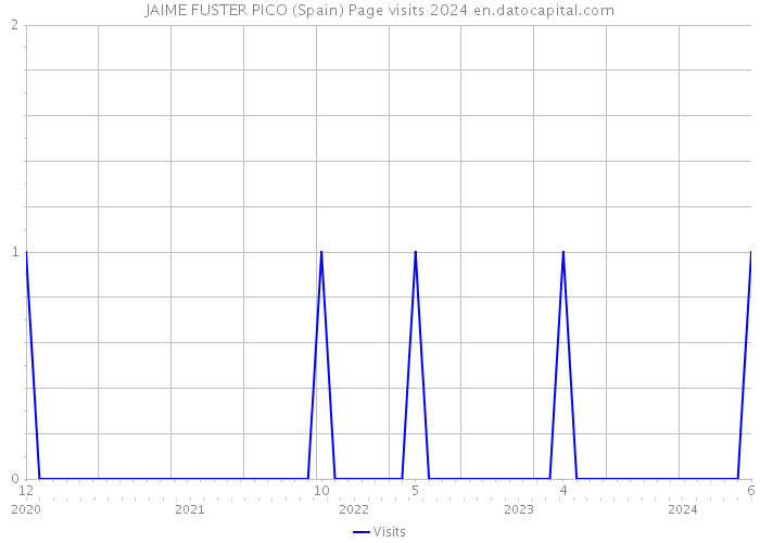 JAIME FUSTER PICO (Spain) Page visits 2024 