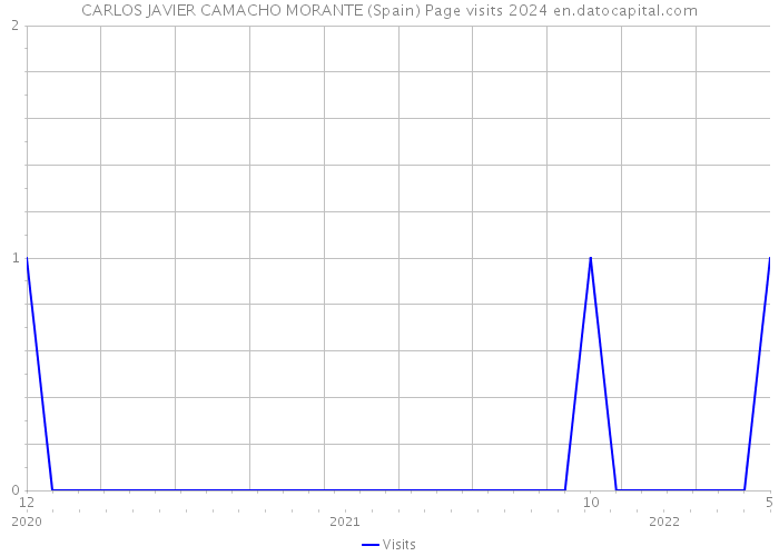 CARLOS JAVIER CAMACHO MORANTE (Spain) Page visits 2024 