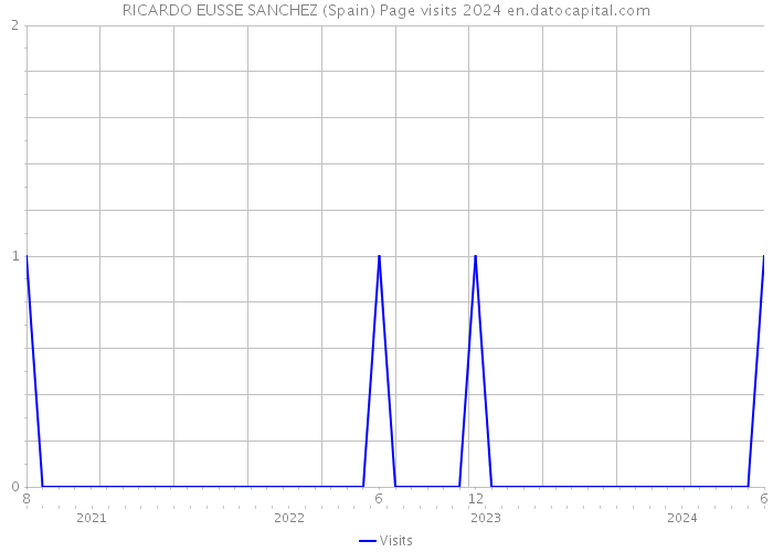 RICARDO EUSSE SANCHEZ (Spain) Page visits 2024 