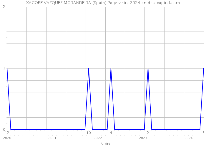 XACOBE VAZQUEZ MORANDEIRA (Spain) Page visits 2024 