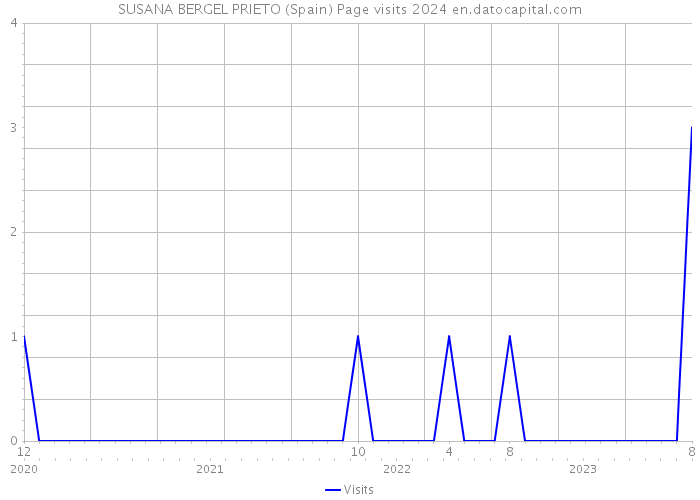 SUSANA BERGEL PRIETO (Spain) Page visits 2024 