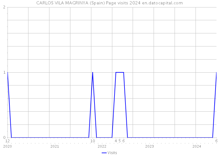CARLOS VILA MAGRINYA (Spain) Page visits 2024 