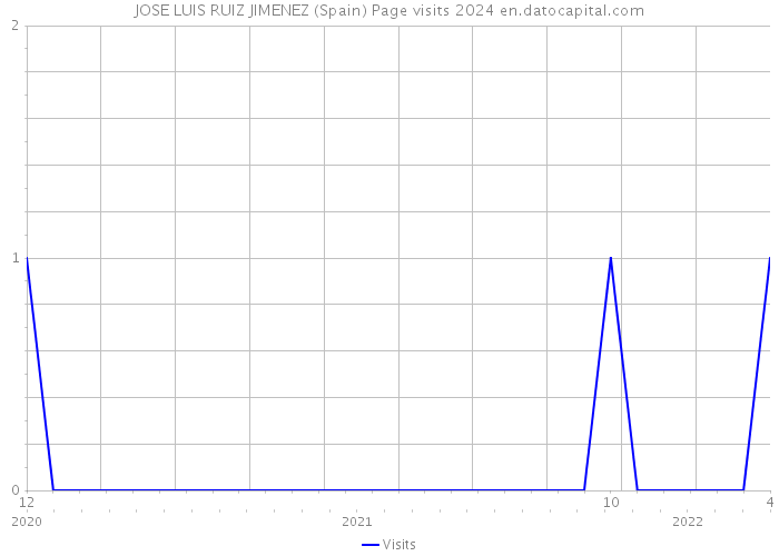 JOSE LUIS RUIZ JIMENEZ (Spain) Page visits 2024 