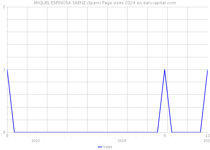 MIQUEL ESPINOSA SAENZ (Spain) Page visits 2024 