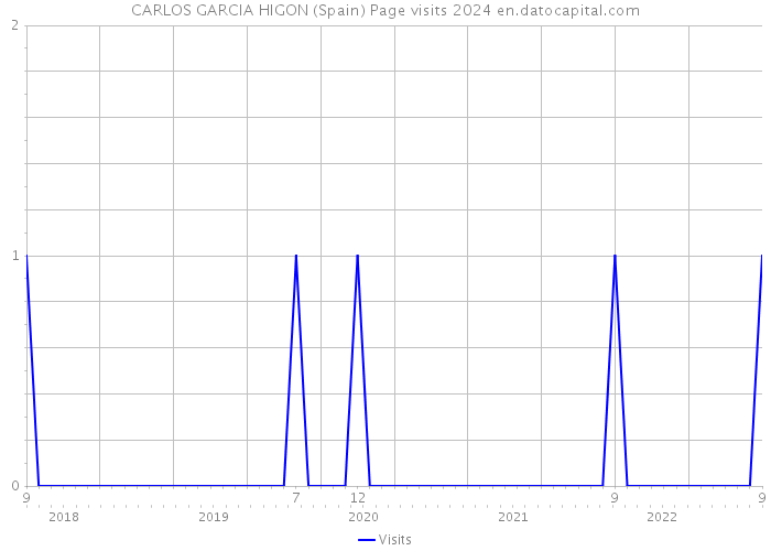 CARLOS GARCIA HIGON (Spain) Page visits 2024 