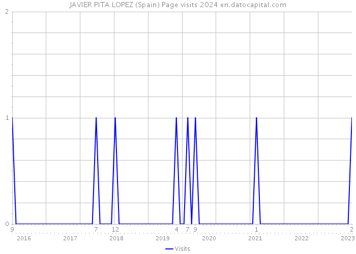 JAVIER PITA LOPEZ (Spain) Page visits 2024 