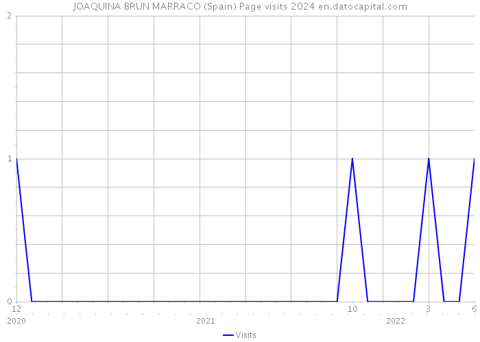 JOAQUINA BRUN MARRACO (Spain) Page visits 2024 