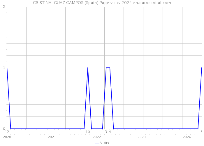 CRISTINA IGUAZ CAMPOS (Spain) Page visits 2024 