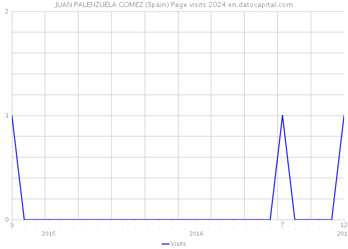 JUAN PALENZUELA GOMEZ (Spain) Page visits 2024 