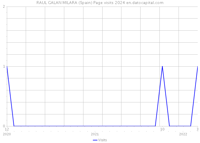 RAUL GALAN MILARA (Spain) Page visits 2024 