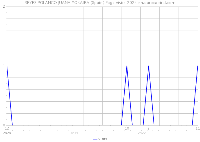 REYES POLANCO JUANA YOKAIRA (Spain) Page visits 2024 