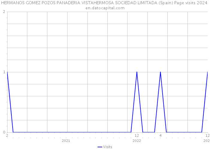 HERMANOS GOMEZ POZOS PANADERIA VISTAHERMOSA SOCIEDAD LIMITADA (Spain) Page visits 2024 