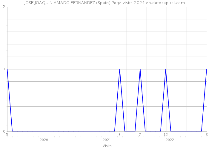 JOSE JOAQUIN AMADO FERNANDEZ (Spain) Page visits 2024 