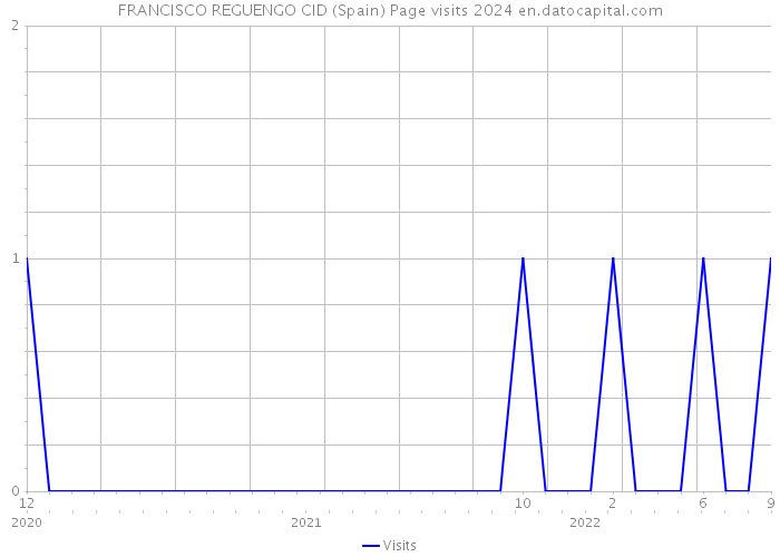 FRANCISCO REGUENGO CID (Spain) Page visits 2024 