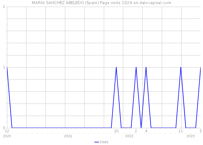 MARIA SANCHEZ ABELEDO (Spain) Page visits 2024 