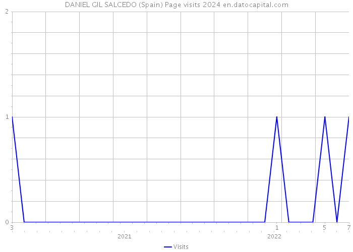 DANIEL GIL SALCEDO (Spain) Page visits 2024 