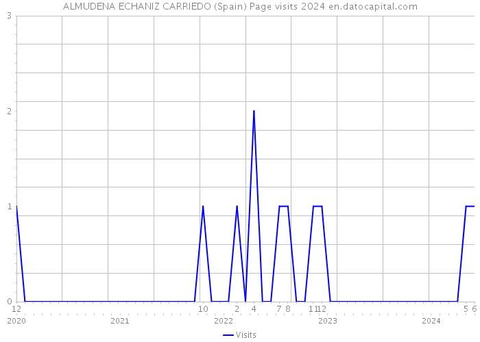 ALMUDENA ECHANIZ CARRIEDO (Spain) Page visits 2024 