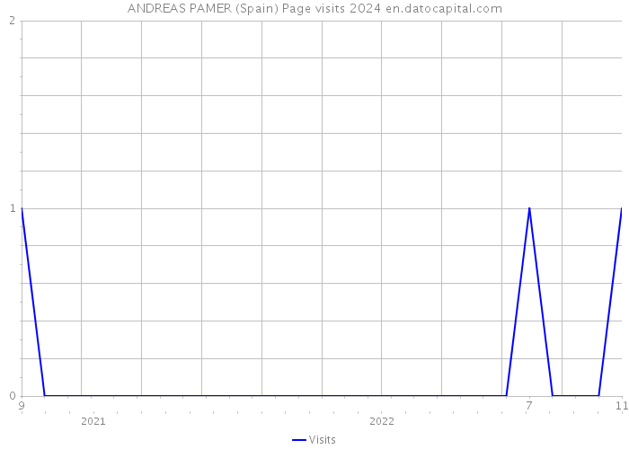 ANDREAS PAMER (Spain) Page visits 2024 
