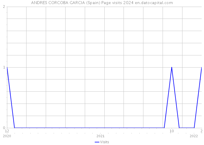 ANDRES CORCOBA GARCIA (Spain) Page visits 2024 