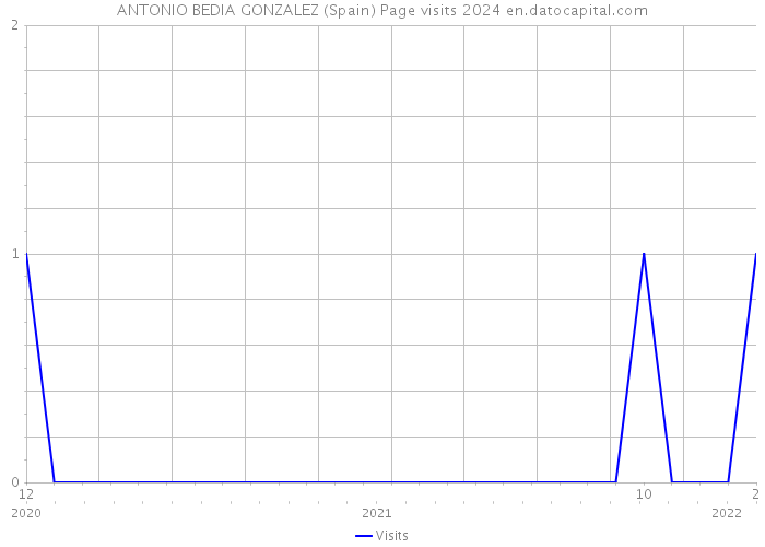 ANTONIO BEDIA GONZALEZ (Spain) Page visits 2024 