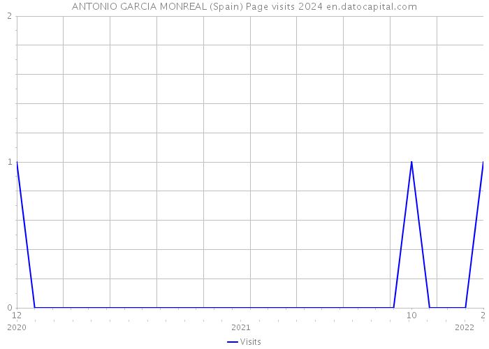 ANTONIO GARCIA MONREAL (Spain) Page visits 2024 
