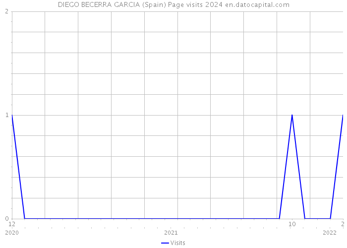 DIEGO BECERRA GARCIA (Spain) Page visits 2024 