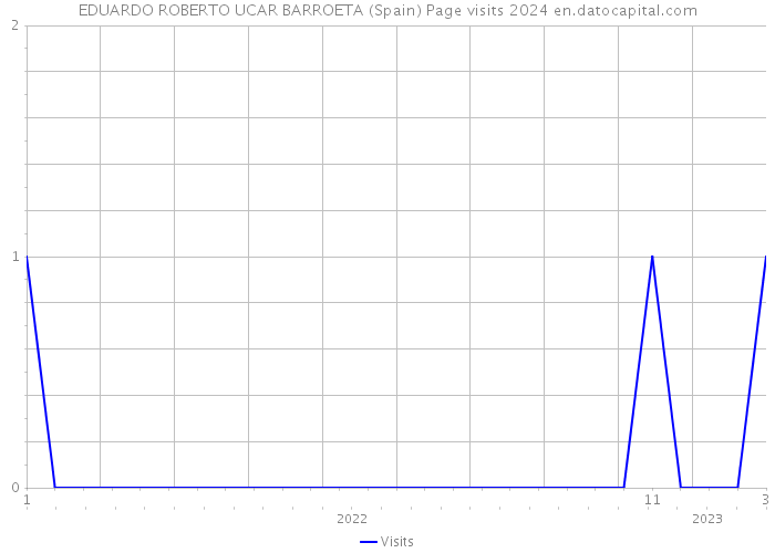 EDUARDO ROBERTO UCAR BARROETA (Spain) Page visits 2024 