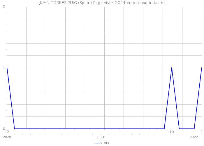 JUAN TORRES PUIG (Spain) Page visits 2024 