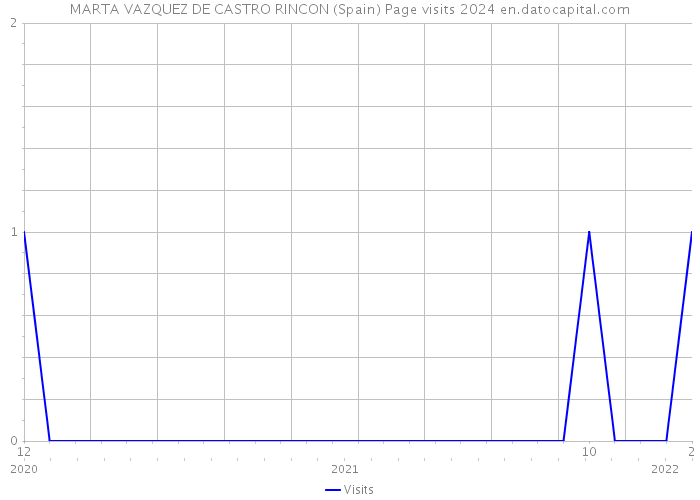 MARTA VAZQUEZ DE CASTRO RINCON (Spain) Page visits 2024 