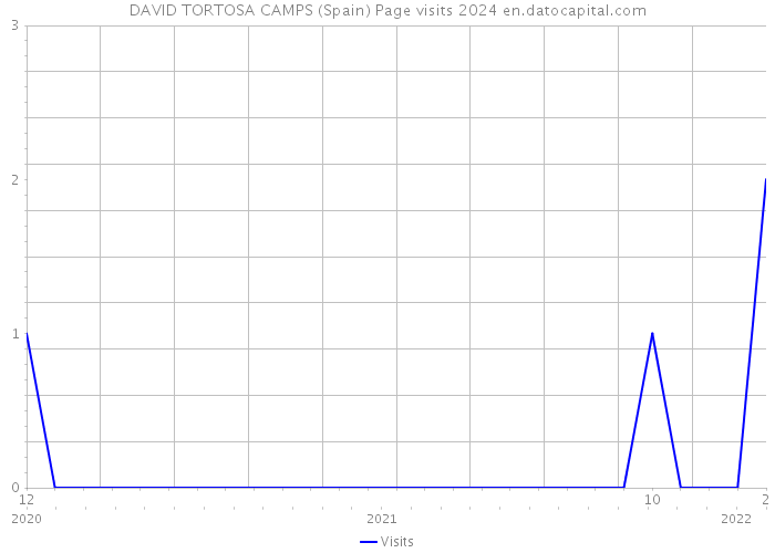 DAVID TORTOSA CAMPS (Spain) Page visits 2024 