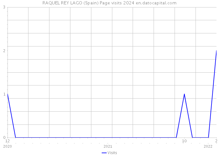 RAQUEL REY LAGO (Spain) Page visits 2024 