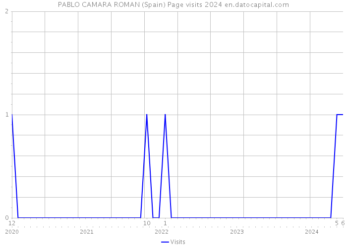 PABLO CAMARA ROMAN (Spain) Page visits 2024 