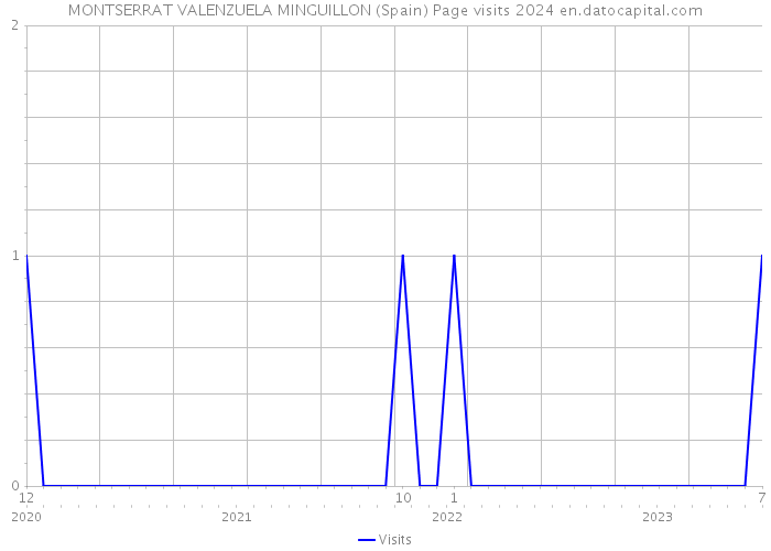 MONTSERRAT VALENZUELA MINGUILLON (Spain) Page visits 2024 