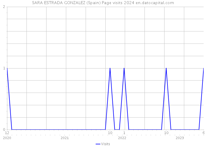SARA ESTRADA GONZALEZ (Spain) Page visits 2024 