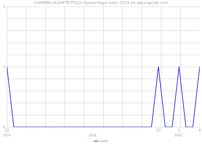 CARMEN LASARTE POLO (Spain) Page visits 2024 