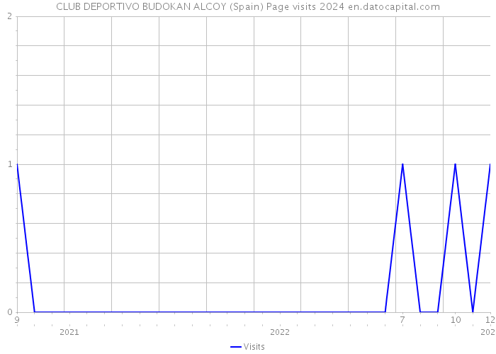 CLUB DEPORTIVO BUDOKAN ALCOY (Spain) Page visits 2024 