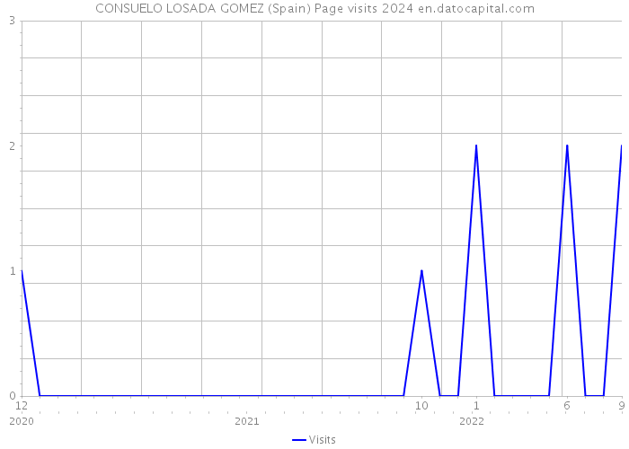 CONSUELO LOSADA GOMEZ (Spain) Page visits 2024 