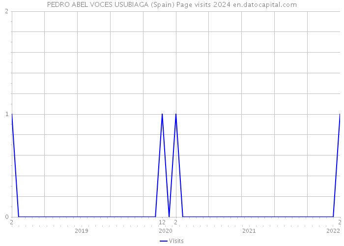 PEDRO ABEL VOCES USUBIAGA (Spain) Page visits 2024 
