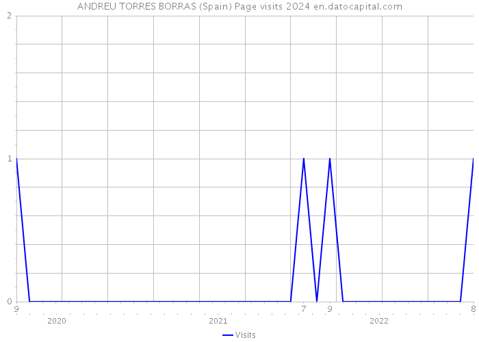 ANDREU TORRES BORRAS (Spain) Page visits 2024 