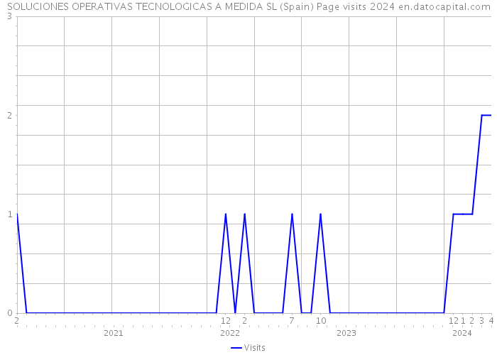 SOLUCIONES OPERATIVAS TECNOLOGICAS A MEDIDA SL (Spain) Page visits 2024 