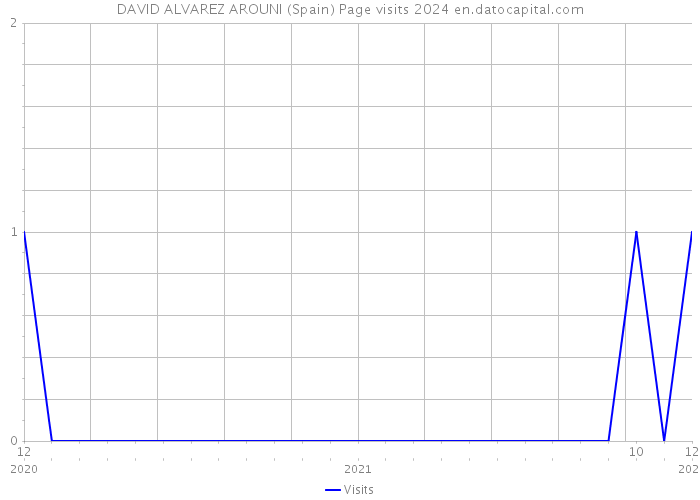 DAVID ALVAREZ AROUNI (Spain) Page visits 2024 