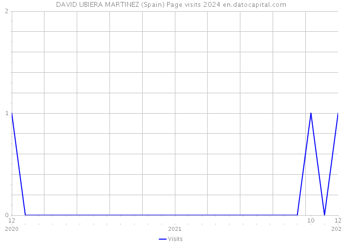 DAVID UBIERA MARTINEZ (Spain) Page visits 2024 