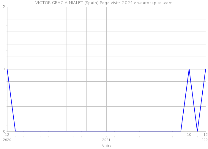 VICTOR GRACIA NIALET (Spain) Page visits 2024 