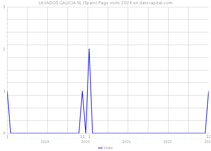 LAVADOS GALICIA SL (Spain) Page visits 2024 