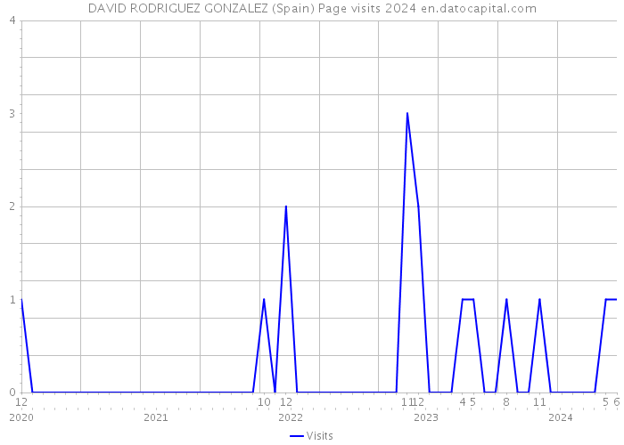 DAVID RODRIGUEZ GONZALEZ (Spain) Page visits 2024 