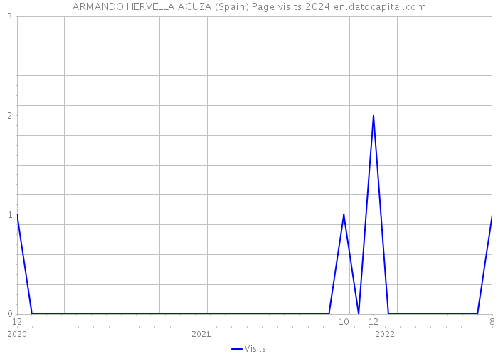 ARMANDO HERVELLA AGUZA (Spain) Page visits 2024 